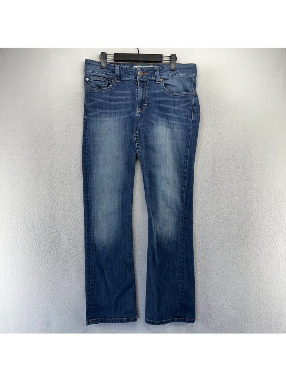 Buckle BKE Jeans Women's 31 Blue Scarlett Boot Bootcut Whisker Vintage y2k Denim